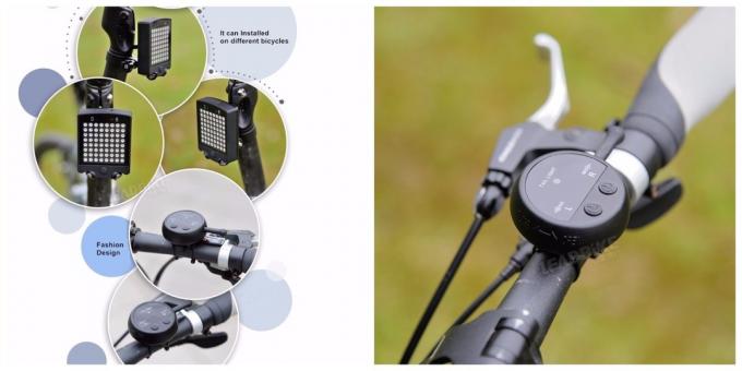 Gadgets for bicycles: LED turn signal