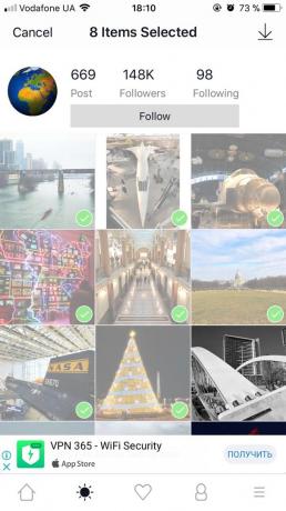 How to download photos from Instagram using InstaSaver