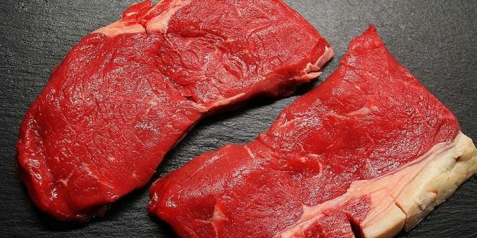 What foods are high in iron: red meat