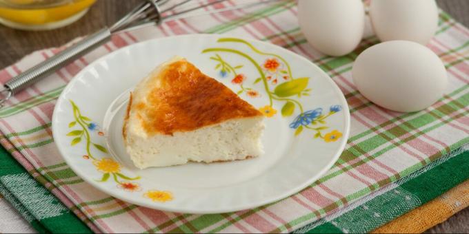 Omelet as in kindergarten in a slow cooker