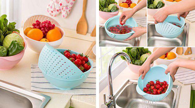 Bowl for washing fruit and vegetables