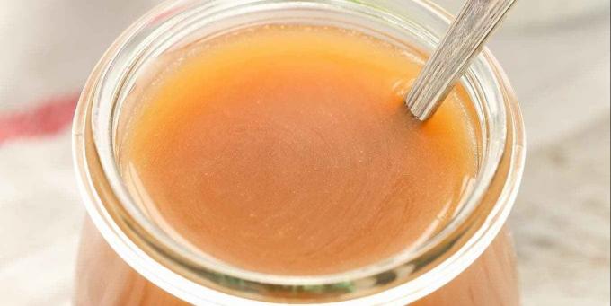 Toppings for pancakes: salted caramel