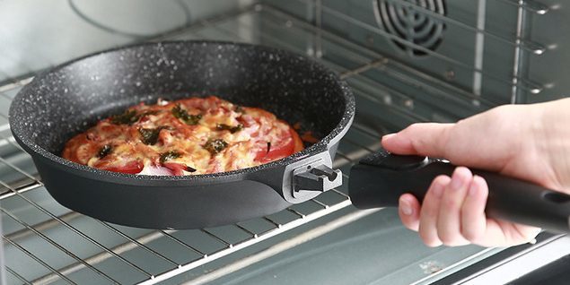 How to choose a pan: removable handle
