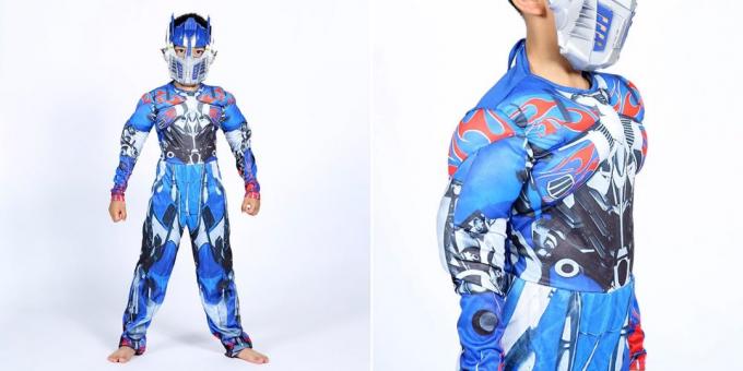 New Year costumes for children: Optimus Prime