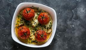 Stuffed Tomatoes with Minced Lamb Meat