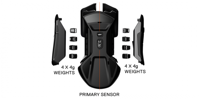 Gaming mouse weight