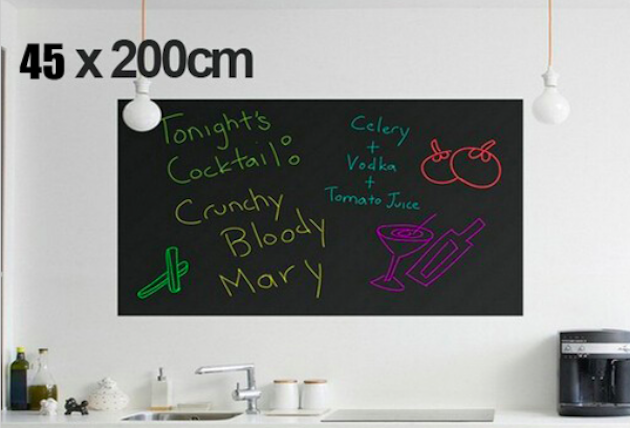 Adhesive chalkboard