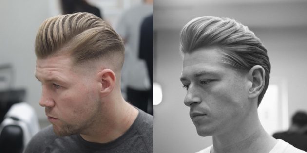 Trendy men's haircuts for classics fans: fade