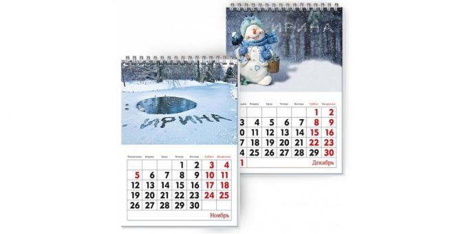 Gifts for the New Year: the nominal Calendar