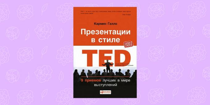 Discounts on books. "The presentation style TED», Carmine Gallo