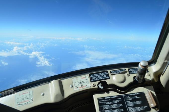 The view from the cockpit