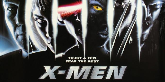 Poster of the first film X-Men