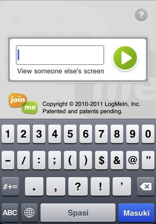 Join.me service available on mobile devices