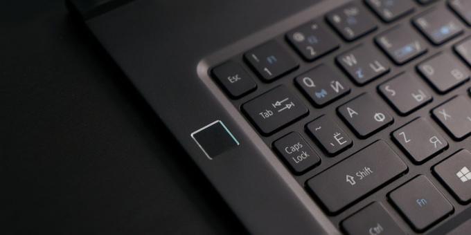 Acer Swift 7: Fingerprint Sensor