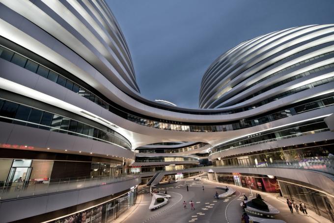 Chinese Architecture: Complex Galaxy SOHO in Beijing