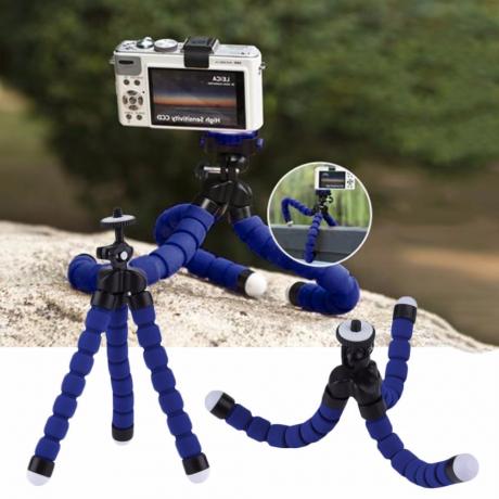 Tripod with flexible legs