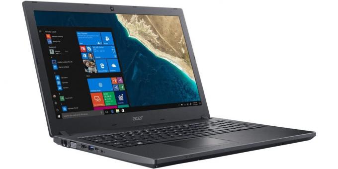 The new notebooks: Acer TravelMate P2