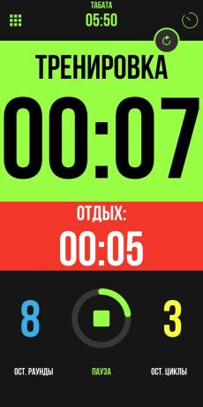 The Timer Plus there Tabata-timer, rounds for CrossFit and stopwatch for runners
