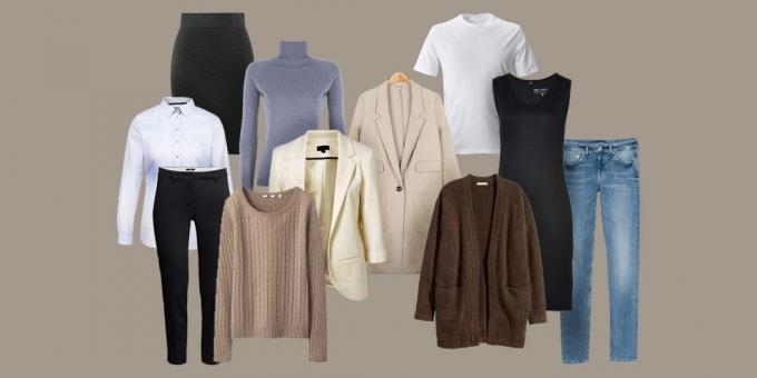 How to assemble a basic wardrobe: a detailed checklist for women and men