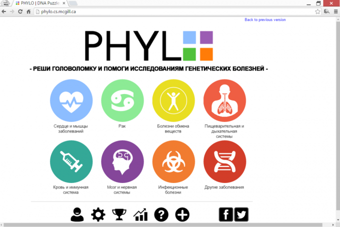 Phylo, the study of genetic diseases