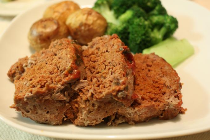 office lunch: classic meat loaf
