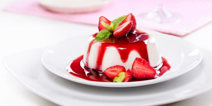 Classic panna cotta: recipe