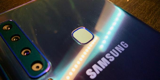 Samsung Galaxy A9: Sensor fingerprint