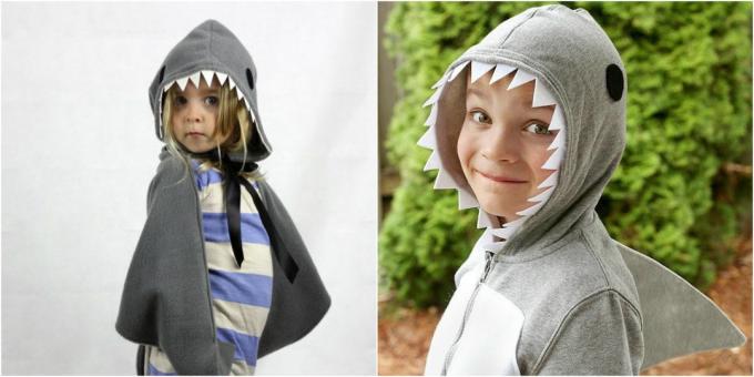 How to make a shark costume