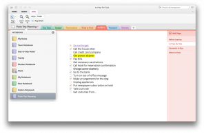 OneNote for Mac - probably the best free alternative to Evernote