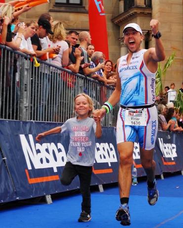 Four-time Ironman Viktor Zhidkov: finish