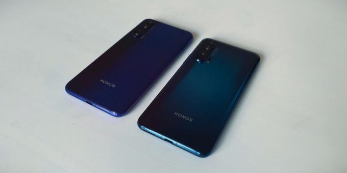 20 Honor and Honor 20 Pro: Rear panel