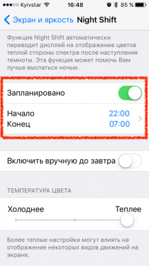 How to fix the error with the schedule of Night Shift in iOS 9.3