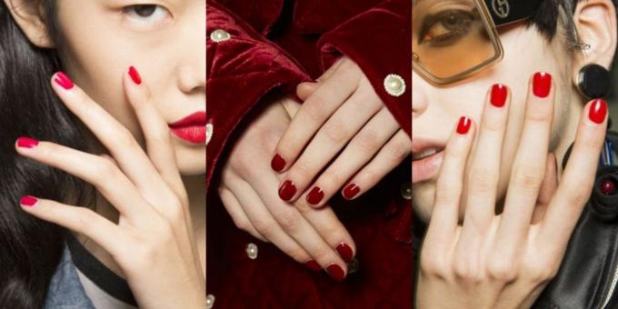 Fashion Nails 2018: Red