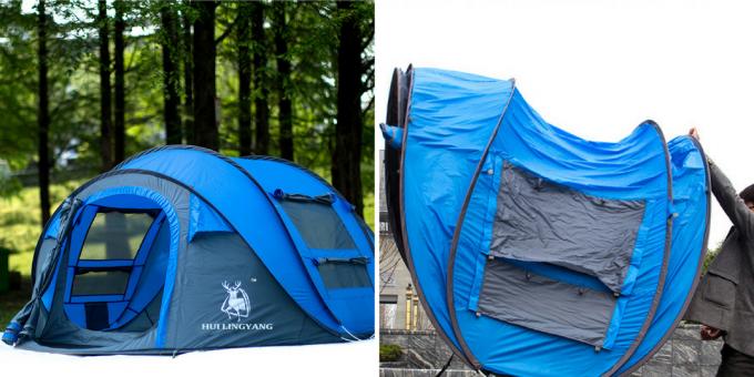 DVR-mirror. Tent