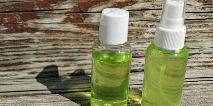 How to make aloe gel hand sanitizer