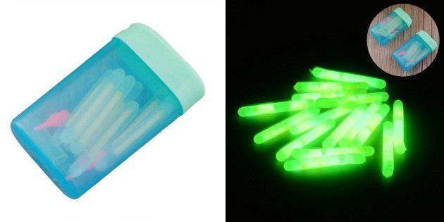 Glow capsules for fishing