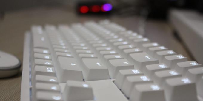 Xiaomi Mi Keyboard: light