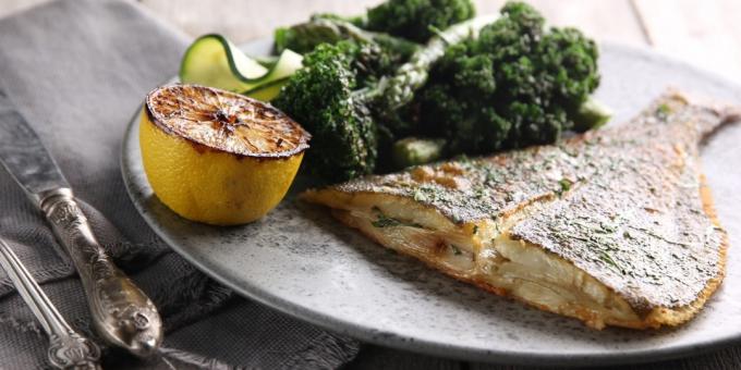 Fried flounder