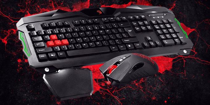 Christmas sale in Tmall: Gaming Keyboard + mouse A4Tech Bloody