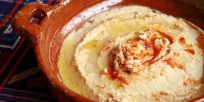 A simple recipe for hummus, which will save your health