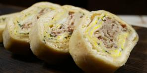 10 very delicious rolls of pita