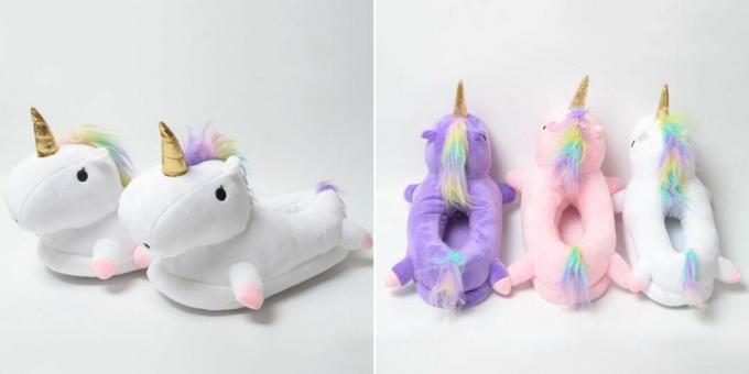 Unicorn home slippers