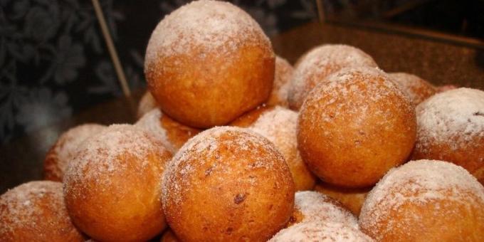 Recipes donuts: Donuts with boiled condensed milk