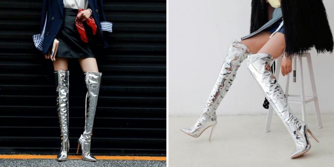 Mirrored boots
