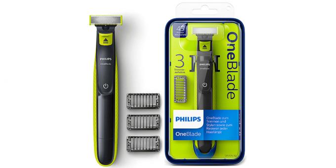 Daily price: Philips OneBlade trimmer for 1592 rubles