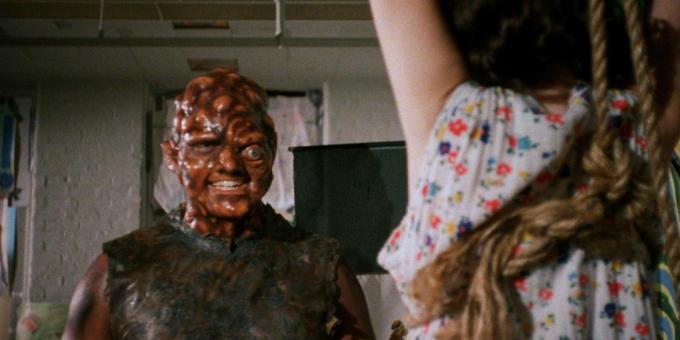 A scene from the film about mutants "Toxic Avenger"