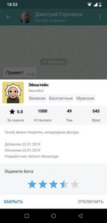 Bots for Telegram from AiGram applications: a lot of different characters, among which you can choose the most suitable to you in character and interests
