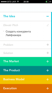 Elevatr - how to create a business plan directly to iPhone