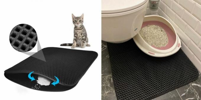 Cat litter mat