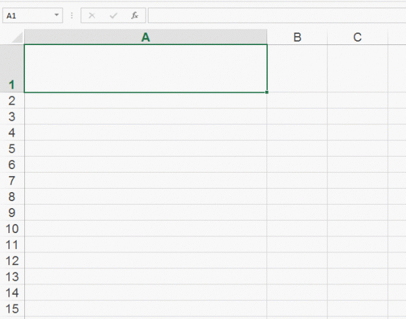 Forced transfer of text in a cell in Excel